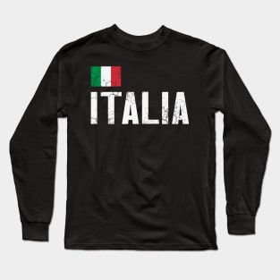 Italia Italian Flag Italiano Italy Family Long Sleeve T-Shirt